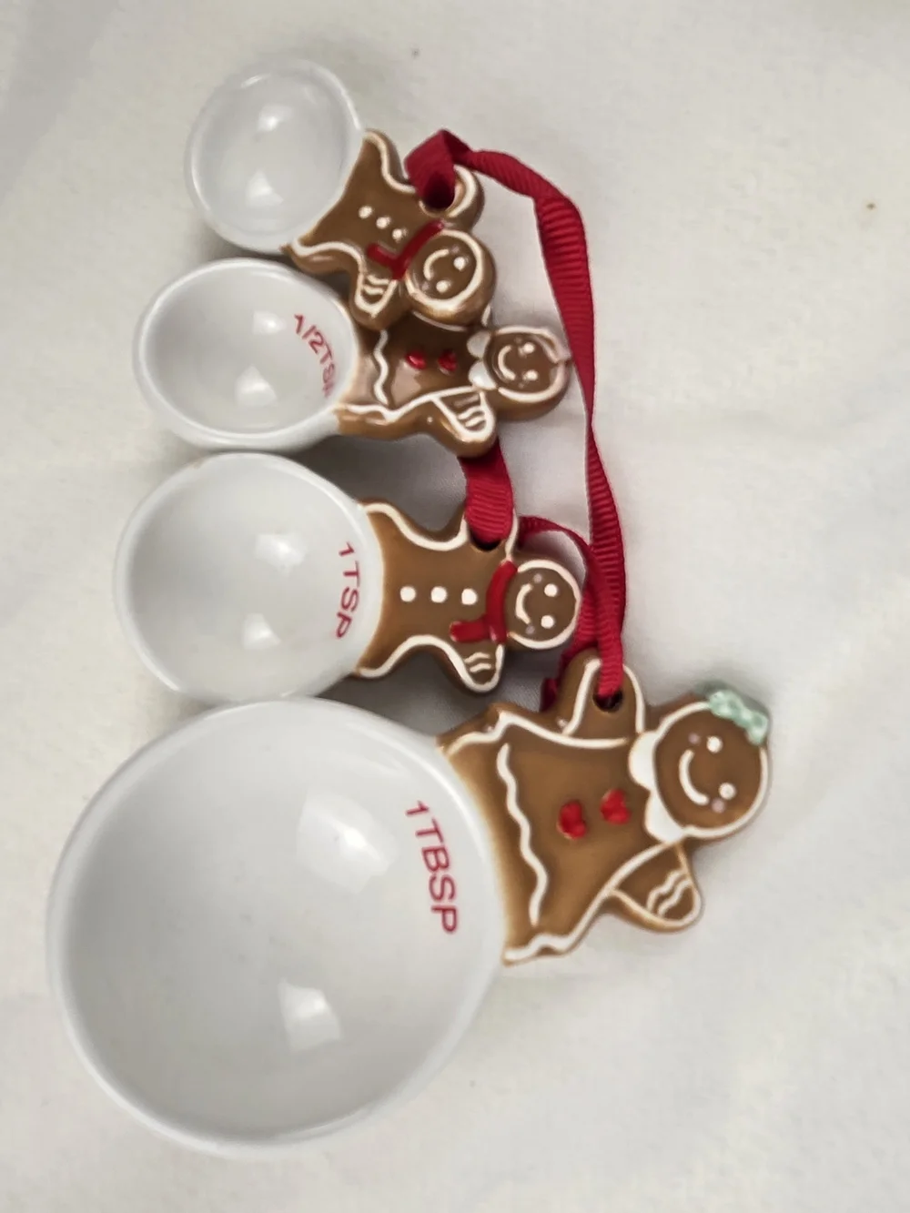 St. Nicholas Square Gingerbread Measuring Cups and Spoons Complete Set